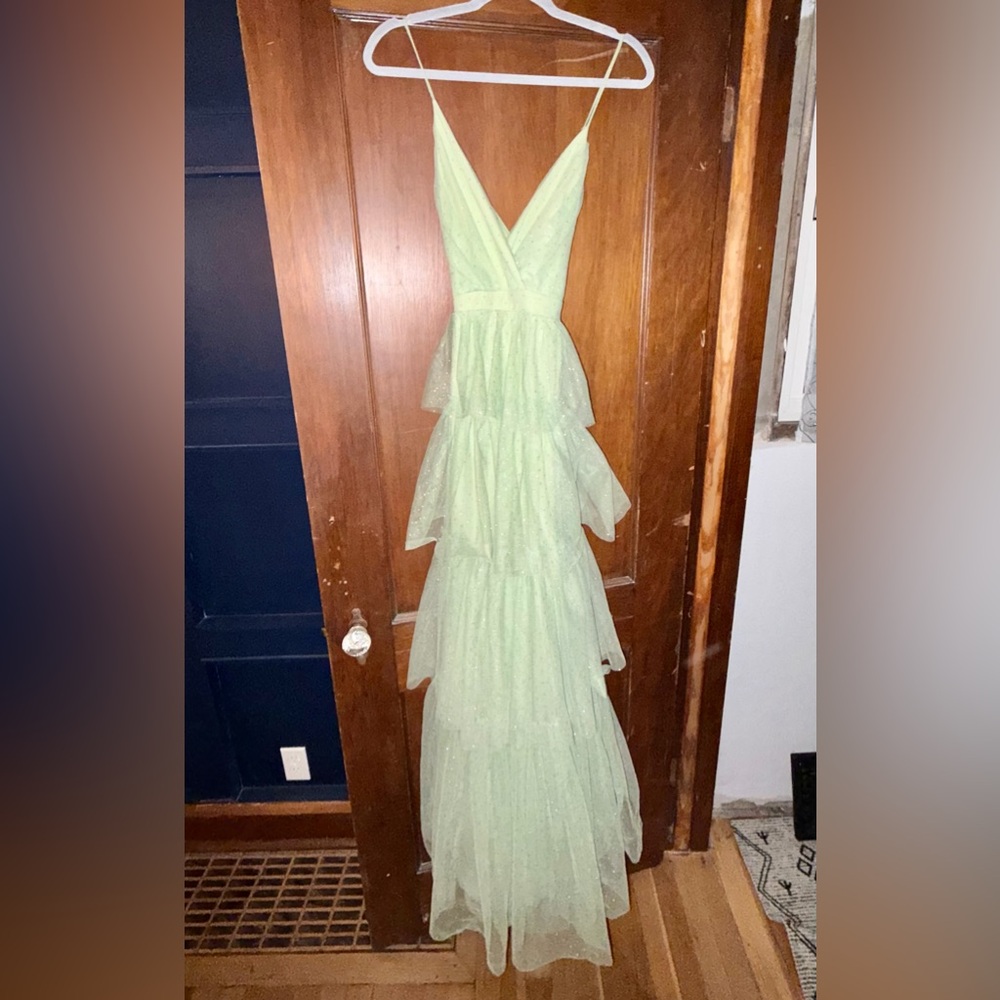Elegant Green Evening Gown